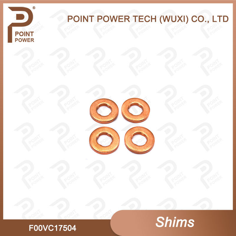 新しい F00VC17504 インジェクターノズル銅ワッシャー F00V C17 504 サイズ 7.5*15*2mm ディーゼルスプレーヤーガスケット シム用